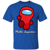 T-Shirts Royal / S Hello Impostor T-Shirt