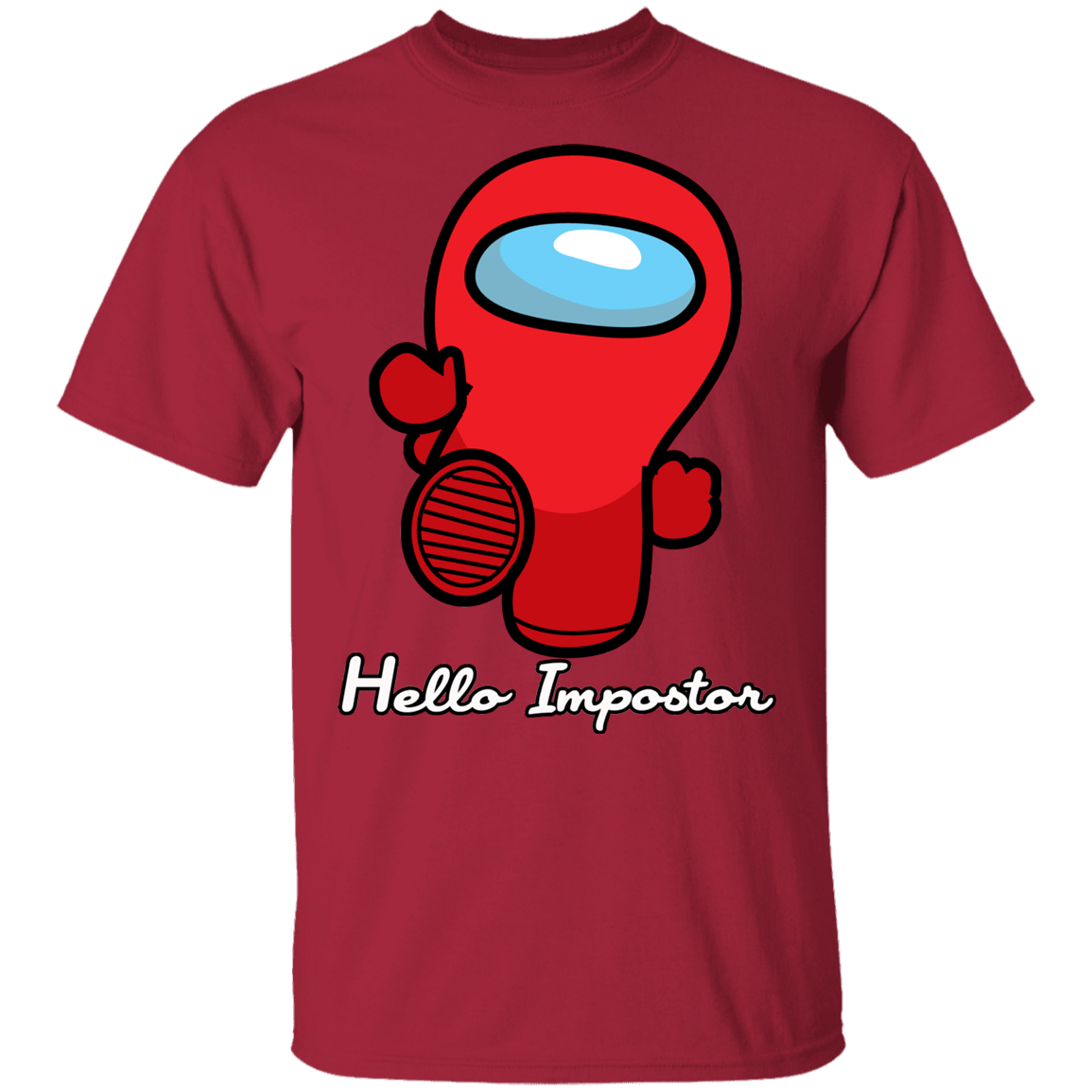 T-Shirts Cardinal / YXS Hello Impostor Youth T-Shirt