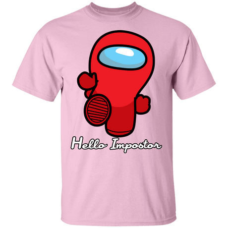 T-Shirts Light Pink / YXS Hello Impostor Youth T-Shirt