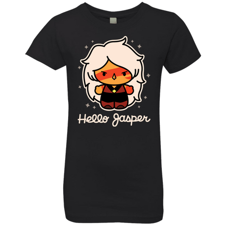 T-Shirts Black / YXS Hello Jasper Girls Premium T-Shirt