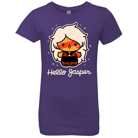T-Shirts Purple Rush / YXS Hello Jasper Girls Premium T-Shirt