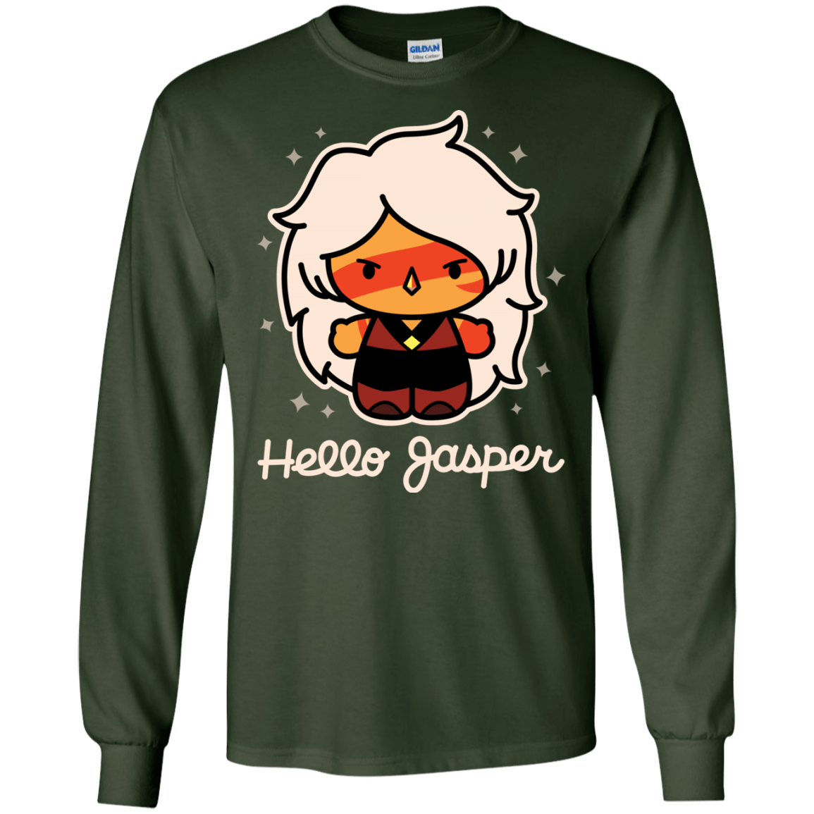 T-Shirts Forest Green / S Hello Jasper Men's Long Sleeve T-Shirt