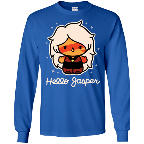 T-Shirts Royal / S Hello Jasper Men's Long Sleeve T-Shirt