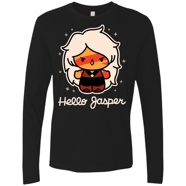 T-Shirts Black / S Hello Jasper Men's Premium Long Sleeve
