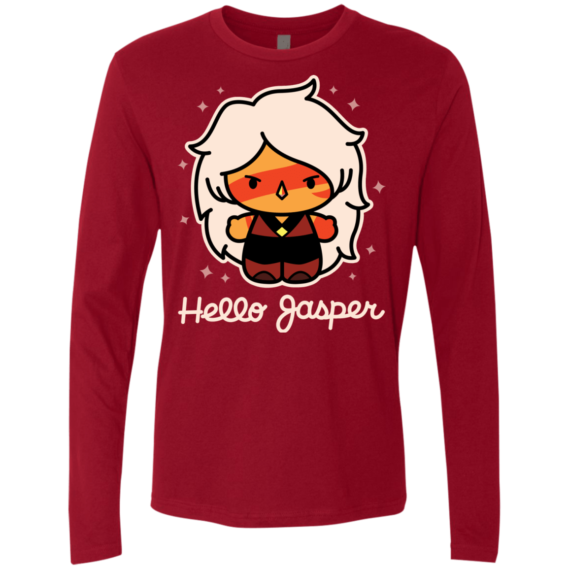 T-Shirts Cardinal / S Hello Jasper Men's Premium Long Sleeve