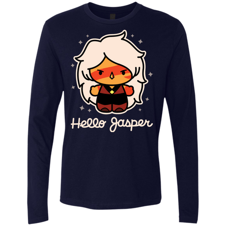 T-Shirts Midnight Navy / S Hello Jasper Men's Premium Long Sleeve