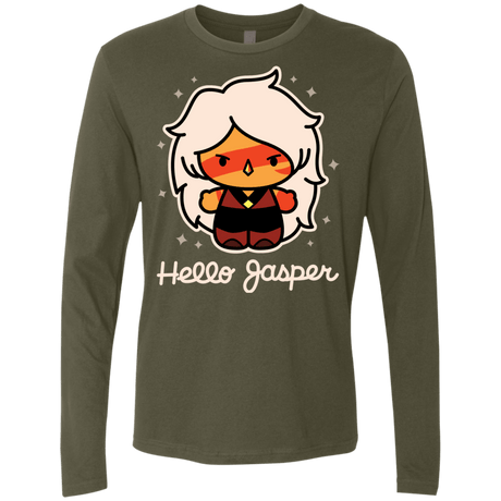 T-Shirts Military Green / S Hello Jasper Men's Premium Long Sleeve