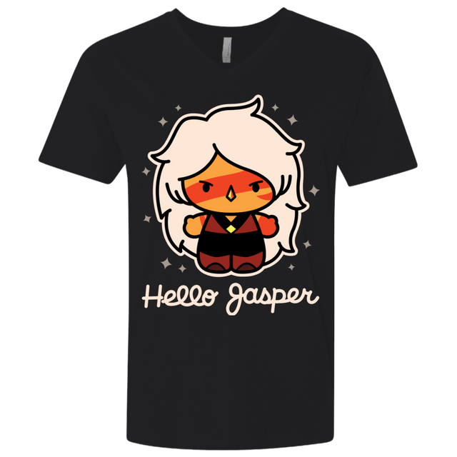 T-Shirts Black / X-Small Hello Jasper Men's Premium V-Neck