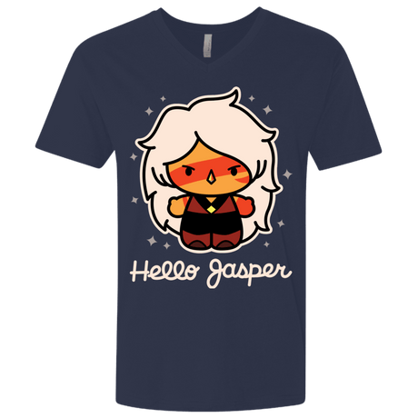T-Shirts Midnight Navy / X-Small Hello Jasper Men's Premium V-Neck