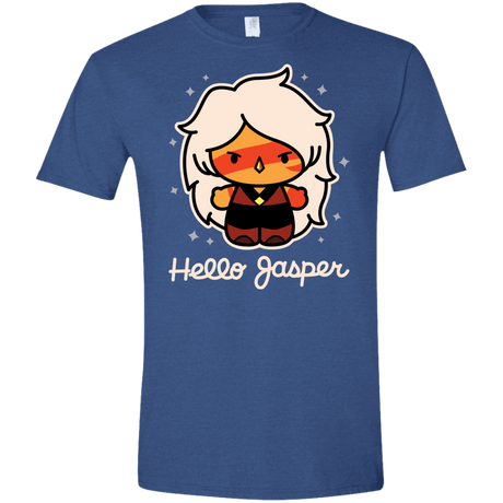 T-Shirts Heather Royal / X-Small Hello Jasper Men's Semi-Fitted Softstyle