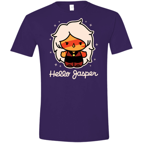 T-Shirts Purple / S Hello Jasper Men's Semi-Fitted Softstyle