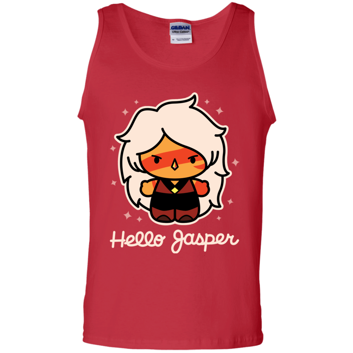 T-Shirts Red / S Hello Jasper Men's Tank Top