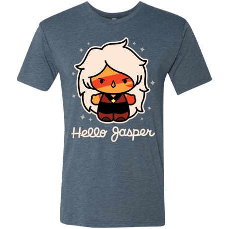 T-Shirts Indigo / S Hello Jasper Men's Triblend T-Shirt