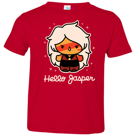 T-Shirts Red / 2T Hello Jasper Toddler Premium T-Shirt