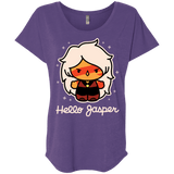 T-Shirts Purple Rush / X-Small Hello Jasper Triblend Dolman Sleeve