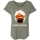 T-Shirts Venetian Grey / X-Small Hello Jasper Triblend Dolman Sleeve