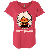 T-Shirts Vintage Red / X-Small Hello Jasper Triblend Dolman Sleeve