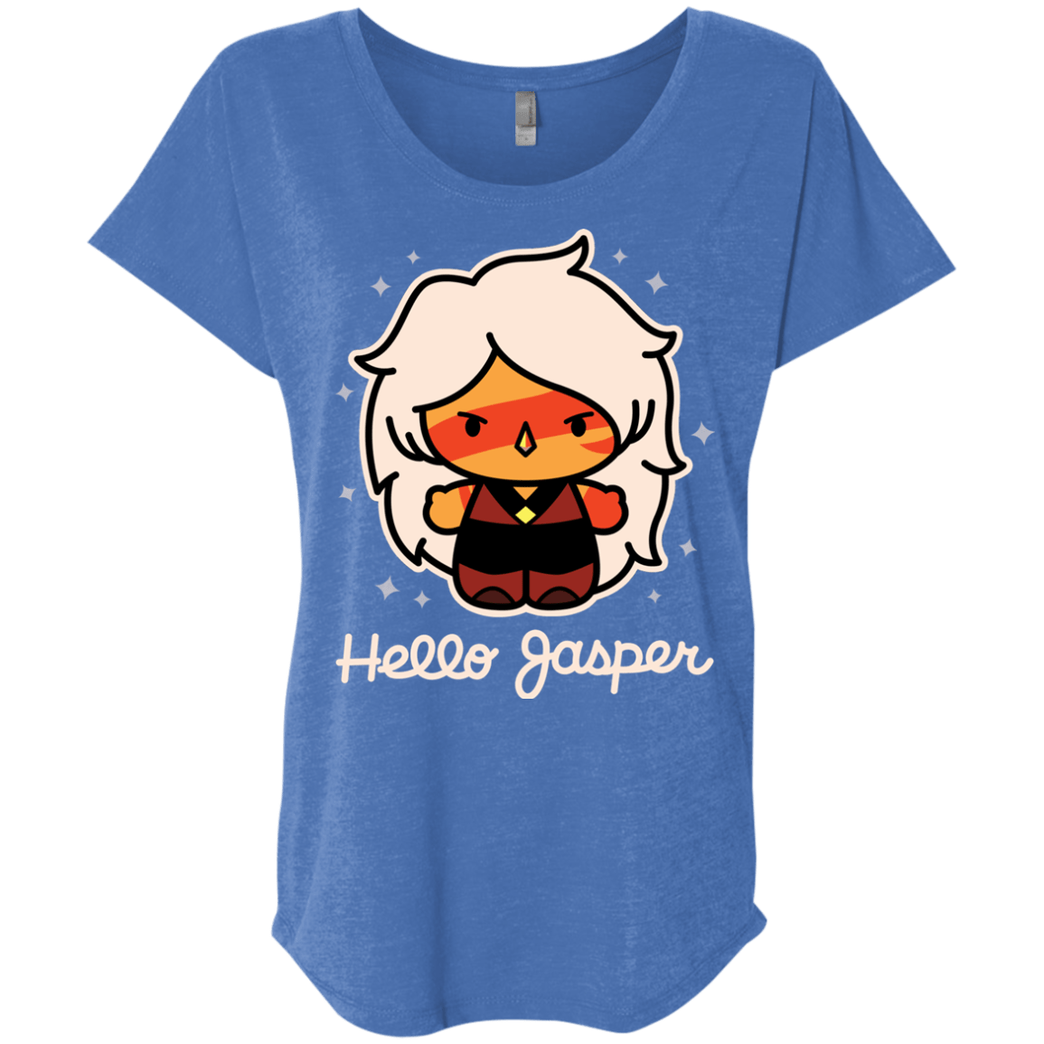 T-Shirts Vintage Royal / X-Small Hello Jasper Triblend Dolman Sleeve