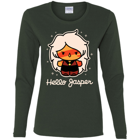 T-Shirts Forest / S Hello Jasper Women's Long Sleeve T-Shirt
