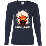 T-Shirts Navy / S Hello Jasper Women's Long Sleeve T-Shirt