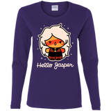 T-Shirts Purple / S Hello Jasper Women's Long Sleeve T-Shirt