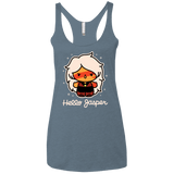 T-Shirts Indigo / X-Small Hello Jasper Women's Triblend Racerback Tank