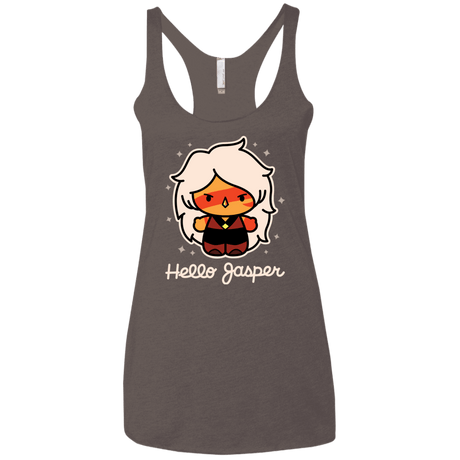 T-Shirts Macchiato / X-Small Hello Jasper Women's Triblend Racerback Tank