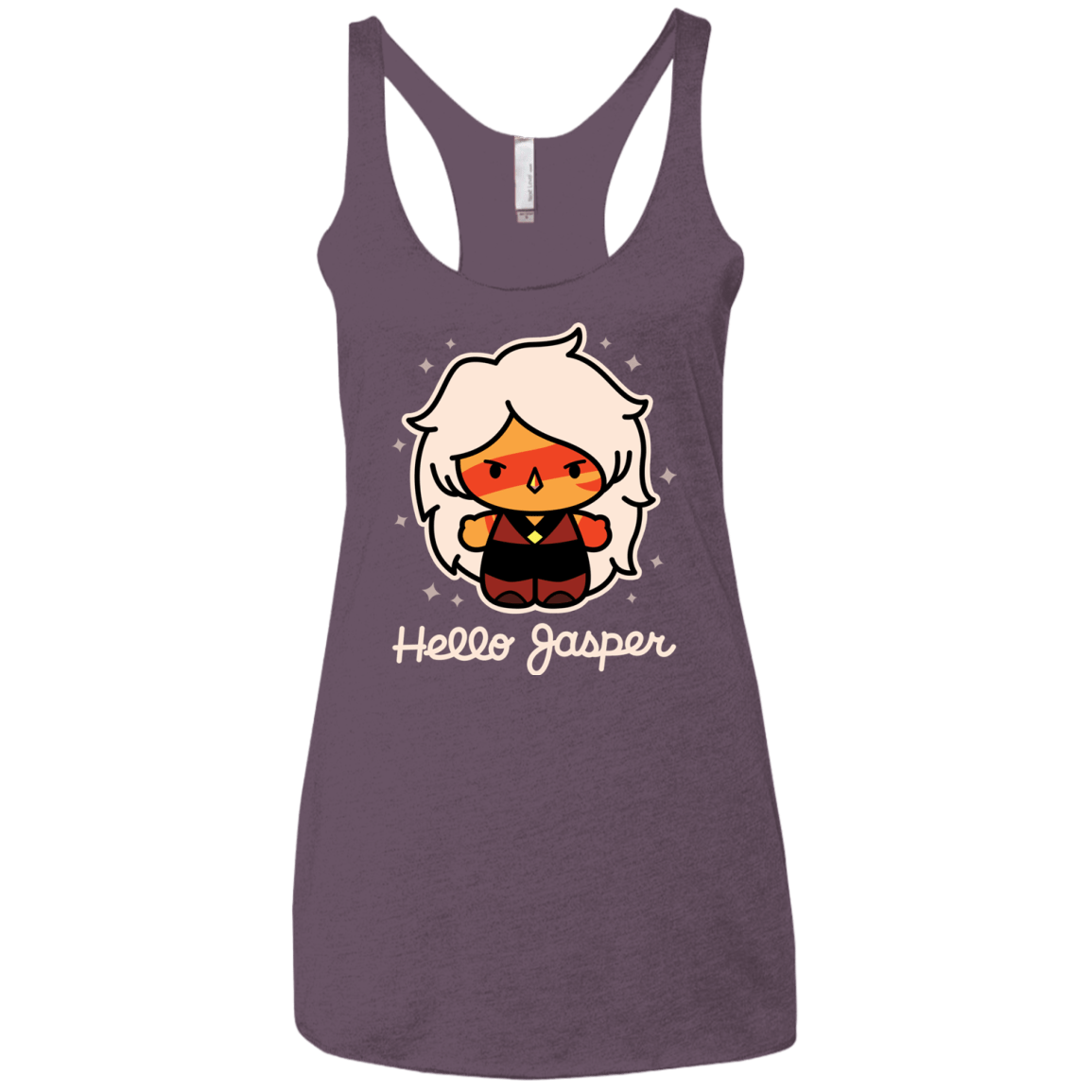 T-Shirts Vintage Purple / X-Small Hello Jasper Women's Triblend Racerback Tank