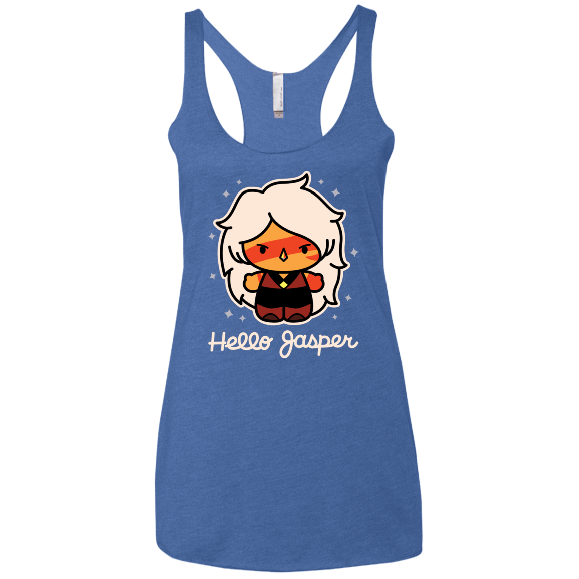 T-Shirts Vintage Royal / X-Small Hello Jasper Women's Triblend Racerback Tank
