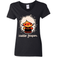 T-Shirts Black / S Hello Jasper Women's V-Neck T-Shirt