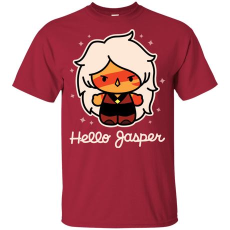 T-Shirts Cardinal / YXS Hello Jasper Youth T-Shirt