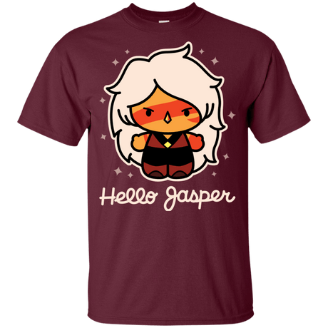 T-Shirts Maroon / YXS Hello Jasper Youth T-Shirt