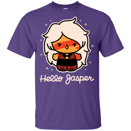 T-Shirts Purple / YXS Hello Jasper Youth T-Shirt