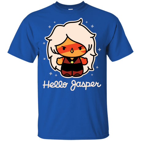 T-Shirts Royal / YXS Hello Jasper Youth T-Shirt