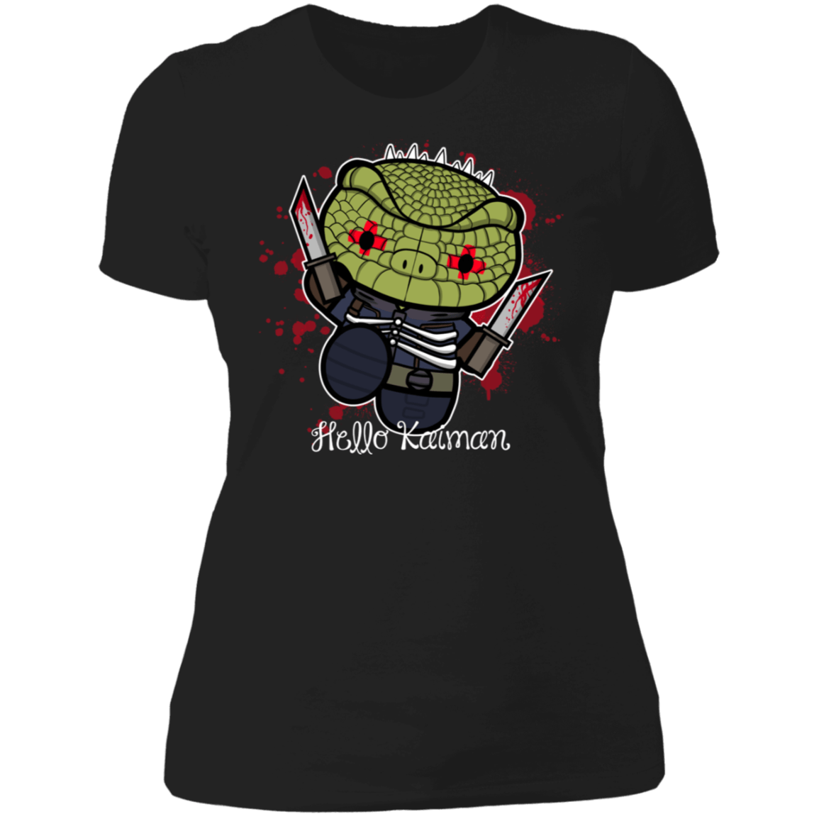 T-Shirts Black / X-Small Hello Kaiman Women's Premium T-Shirt