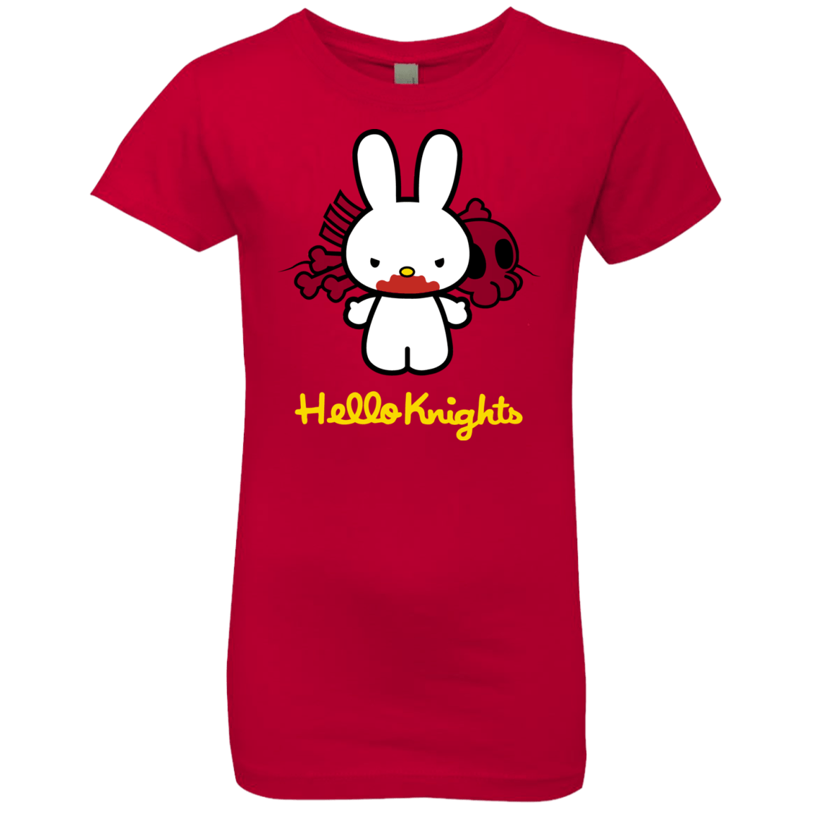 T-Shirts Red / YXS Hello Knights Girls Premium T-Shirt