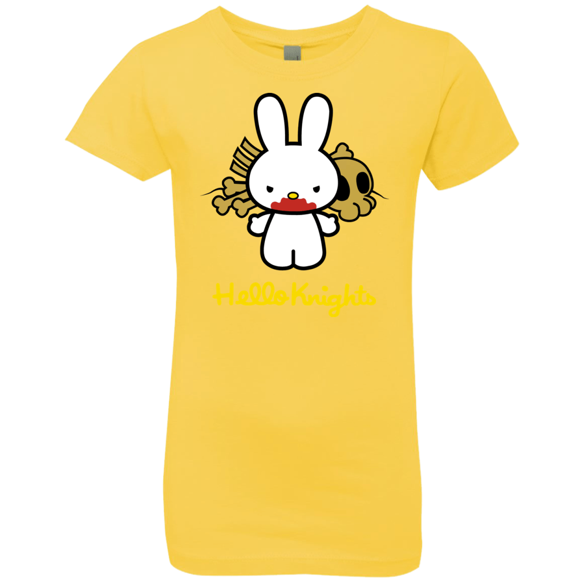 T-Shirts Vibrant Yellow / YXS Hello Knights Girls Premium T-Shirt