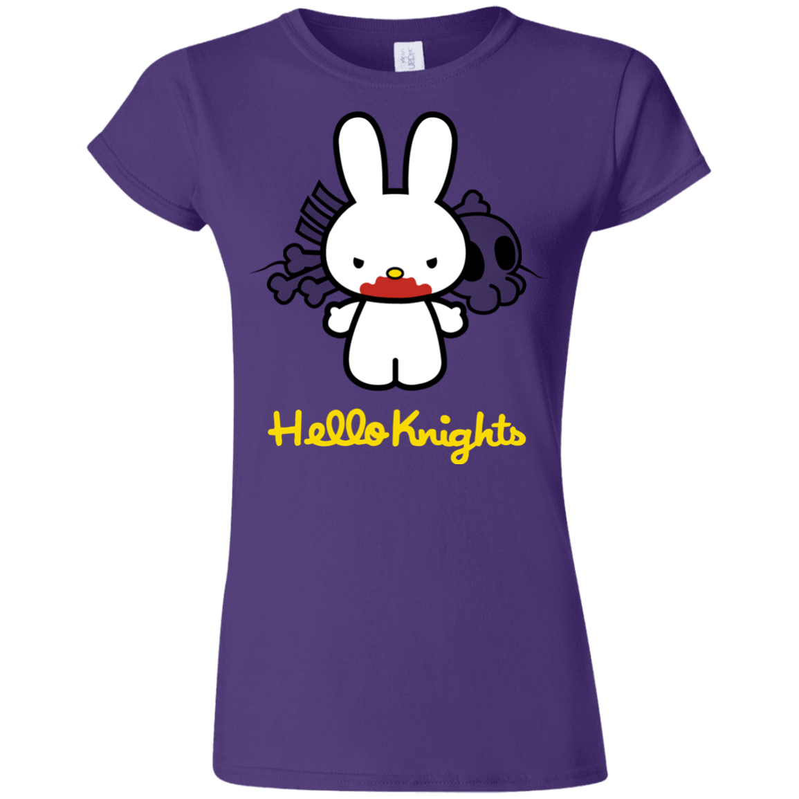 T-Shirts Purple / S Hello Knights Junior Slimmer-Fit T-Shirt