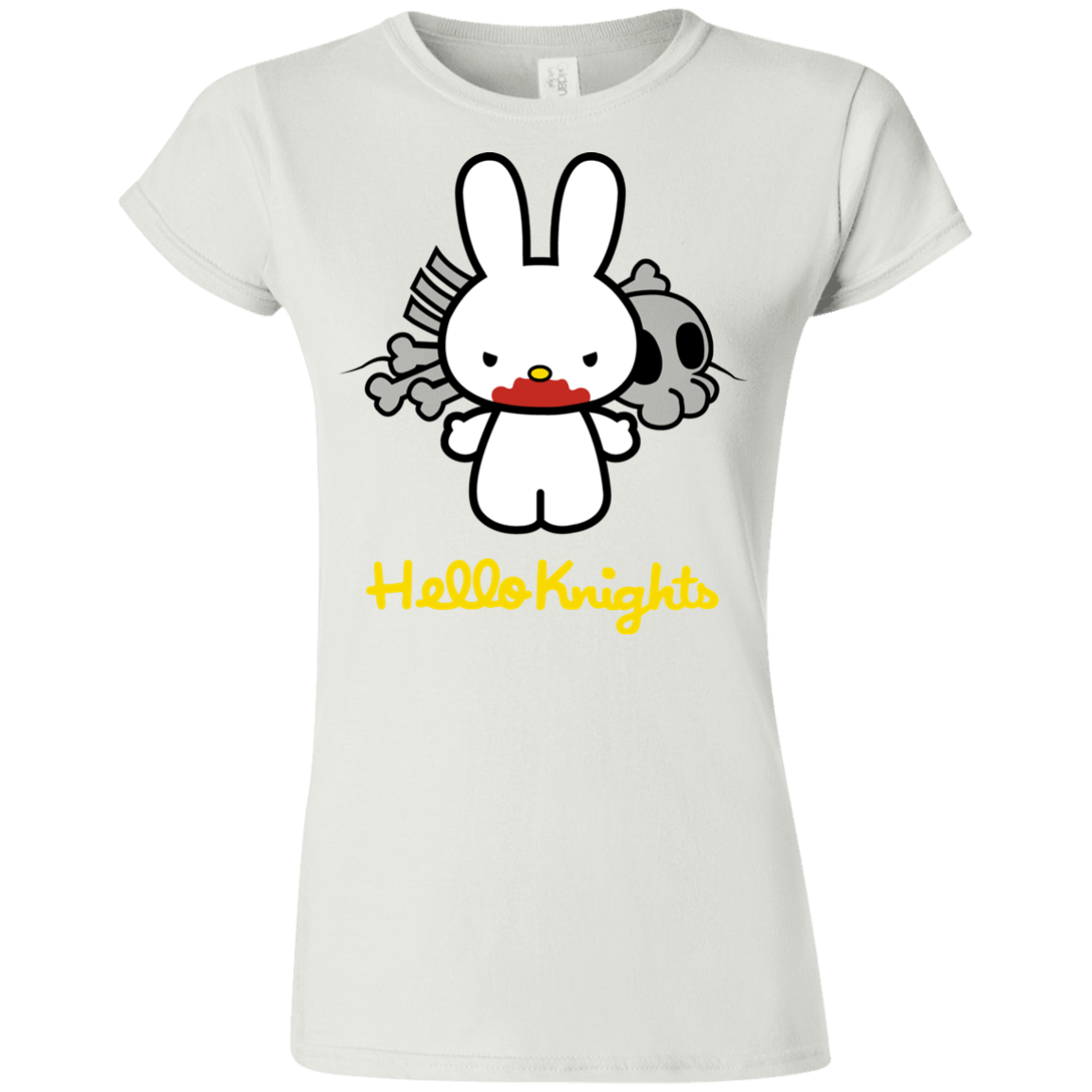 T-Shirts White / S Hello Knights Junior Slimmer-Fit T-Shirt