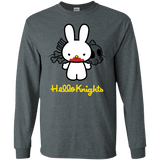 T-Shirts Dark Heather / S Hello Knights Men's Long Sleeve T-Shirt