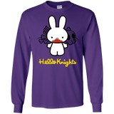 T-Shirts Purple / S Hello Knights Men's Long Sleeve T-Shirt