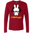 T-Shirts Cardinal / S Hello Knights Men's Premium Long Sleeve