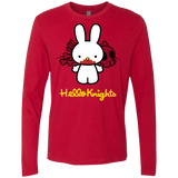 T-Shirts Red / S Hello Knights Men's Premium Long Sleeve