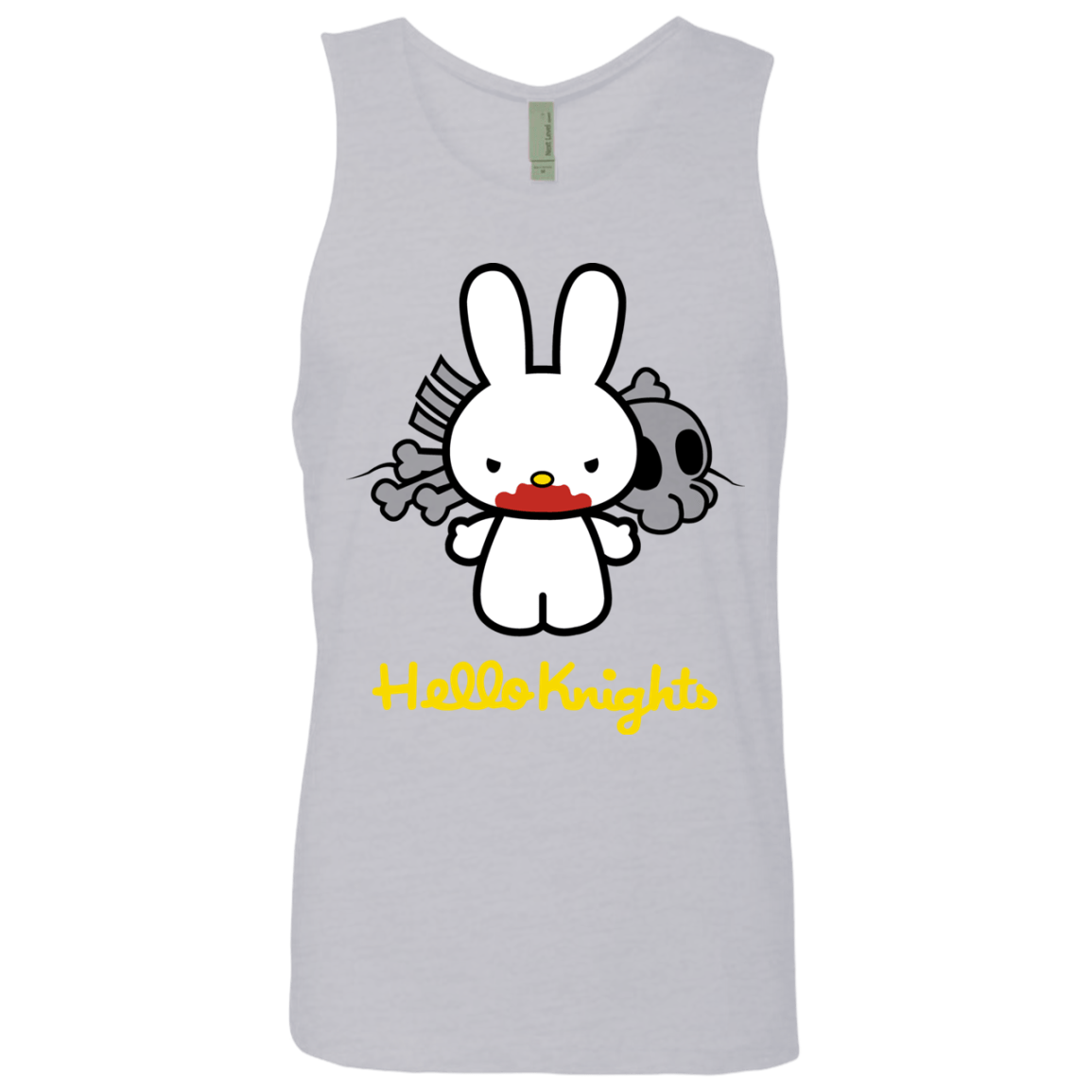 T-Shirts Heather Grey / S Hello Knights Men's Premium Tank Top