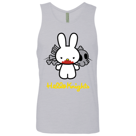 T-Shirts Heather Grey / S Hello Knights Men's Premium Tank Top