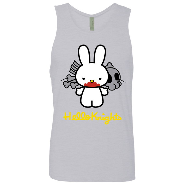 T-Shirts Heather Grey / S Hello Knights Men's Premium Tank Top