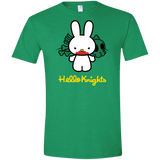T-Shirts Heather Irish Green / S Hello Knights Men's Semi-Fitted Softstyle