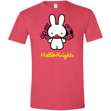 T-Shirts Heather Red / S Hello Knights Men's Semi-Fitted Softstyle
