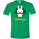 T-Shirts Irish Green / S Hello Knights Men's Semi-Fitted Softstyle