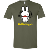 T-Shirts Military Green / S Hello Knights Men's Semi-Fitted Softstyle